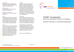 START risicotaxatie Short Term Assessment of Risk