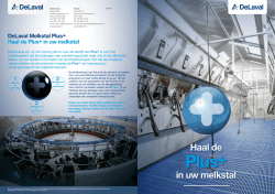 Haal de Plus in uw melkstal