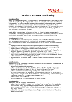 Juridisch adviseur handhaving - JZ+ juridisch advies voor overheden