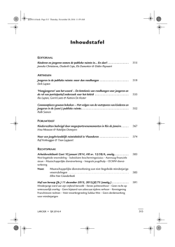 Download de integrale inhoudstafel