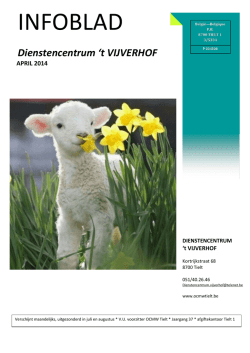 Infoblad april 2014