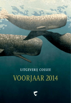 voorjaar 2014 - Uitgeverij Cossee
