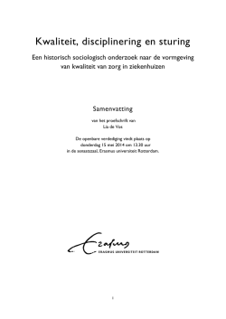 samenvatting proefschrift Lia de Vos