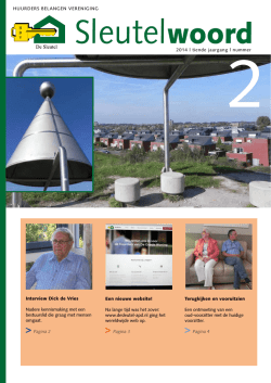 HUURDERS BELANGEN VERENIGING 2014 | tiende