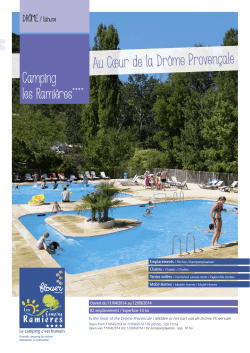 Onze brochure - Les Ramières