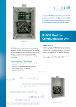 IP BCU Modular Communication Unit