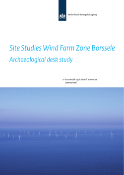 Site Studies Wind Farm Zone Borssele
