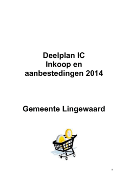 Jaarplan interne controle 2014 Deelplan IC Inkoop en