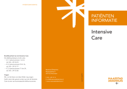 Intensive Care - Maasstad Ziekenhuis