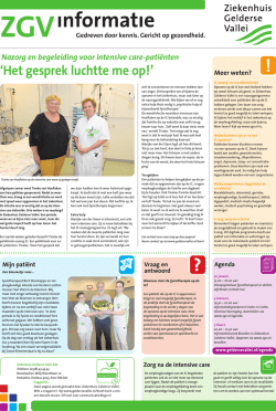 IC-nazorg - Ziekenhuis Gelderse Vallei