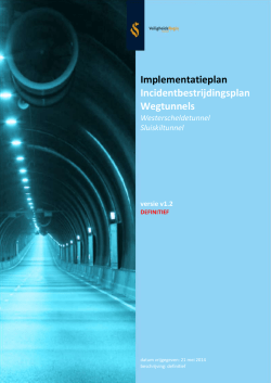 Implementatieplan Incidentbestrijdingsplan