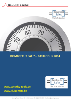 Dombrecht Safes 2014