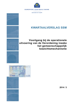 KWARTAALVERSLAG SSM - European Central Bank