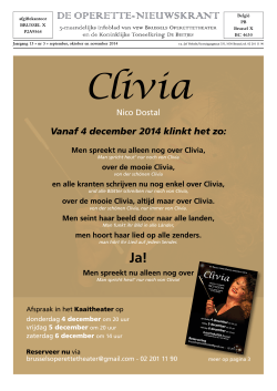 Clivia - Brussels Operette Theater