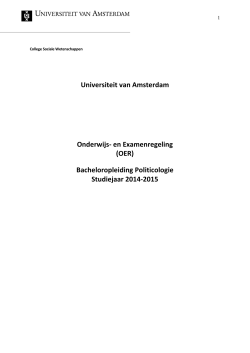 OER Bachelor Politicologie 2014-2015