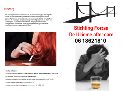 Stichting Forzsa De Ultieme after care 06 18621810