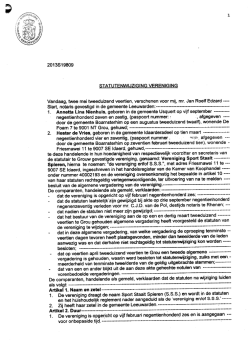 Statuten - SSS-Grou