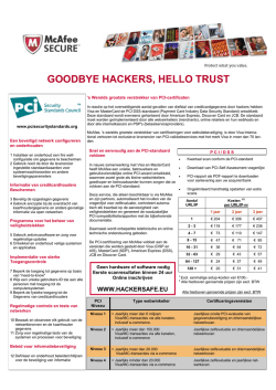 GOODBYE HACKERS, HELLO TRUST
