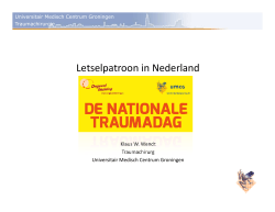 Presentatie Dr. Wendt - Acute Zorg Netwerk Noord Nederland