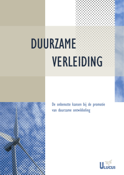 Duurzame verleiding