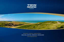 www.twinproperties.fr Toeristische residenties, tweede verblijven