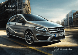 Download de B-Klasse prijslijst - Mercedes-Benz
