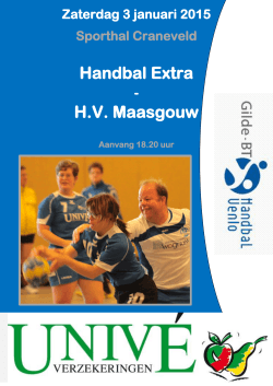 Handbal Extra H.V. Maasgouw
