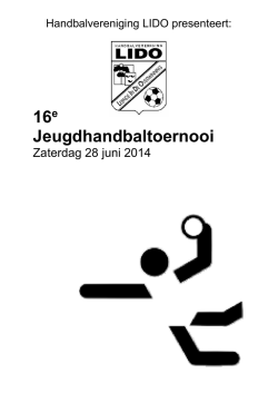 Handbalvereniging LIDO presenteert: