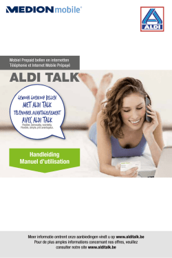 Handleiding - ALDI TALK
