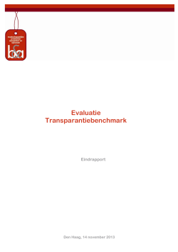 "Evaluatie Transparantiebenchmark" PDF document