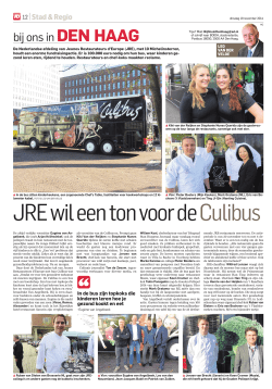 JRE wil een ton voor de Culibus