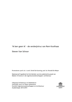 Bekijk online - Ghent University Library