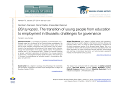 BSI synopsis. The transition of young people from