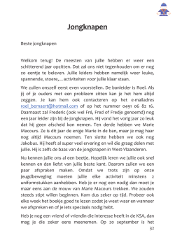 Jongknapen - KSA Frassati Brugge