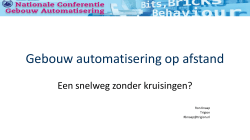 Download presentatie - Conferentie Gebouw Automatisering