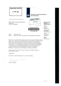 20140228 - Gemeente Westland