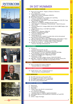IN DIT NUMMER - Vereniging Officieren Verbindingsdienst