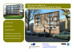Johannes van Zantenstraat 65 Tilburg