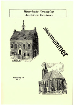 Nieuwsblad HVAT 1999-3 - Historische Vereniging Ameide en