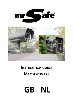 INSTRUCTION GUIDE MAC SOFTWARE