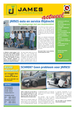 JAMES auto en service Mijdrecht