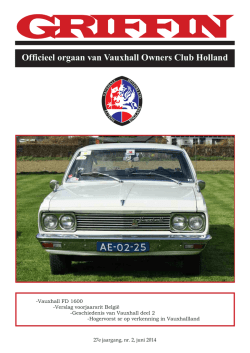 Griffin-2-2014 - Vauxhall Owners Club Holland