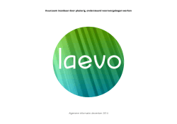 Algemene Informatiebrochure Laevo