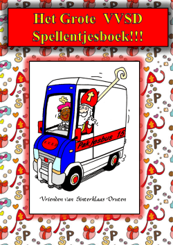 Grote VVSD Spellenboek - De Vrienden van Sinterklaas Druten