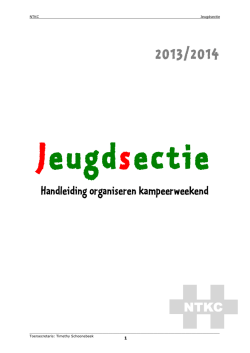 Hoe organiseer ik een kampje