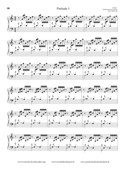 Prelude in C groot BWV 846 - Piano Studio Amsterdam (nl)