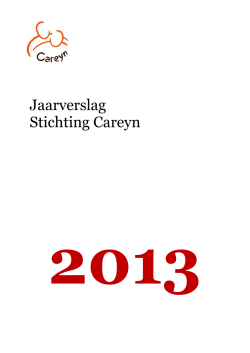 Jaarverslag Stichting Careyn 2013