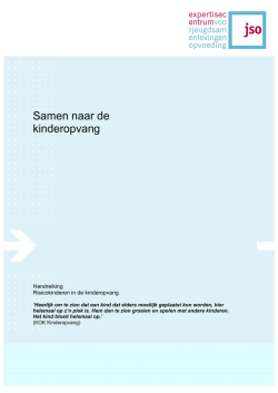 Handreiking samen naar de kinderopvang