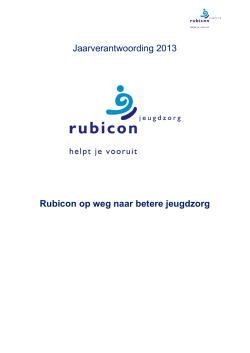 Jaarverslag - Rubicon jeugdzorg