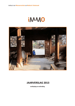 JAARVERSLAG 2013